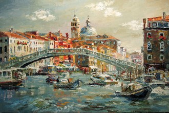 Картина Венеция Мост Скальци