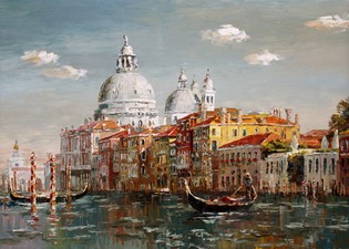 Картина Венеция Собор Санта-Мария делла Салюте