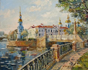 Картина Санкт-Петербург. Никольский собор