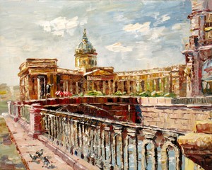 Картина Санкт-Петербург. Вид на Казанский собор