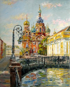 Картина Санкт-Петербург. Спас-на-крови